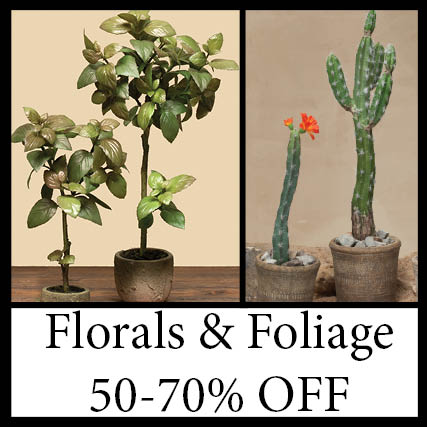 FLORALS AND FOLIAGE 50-70 OFF